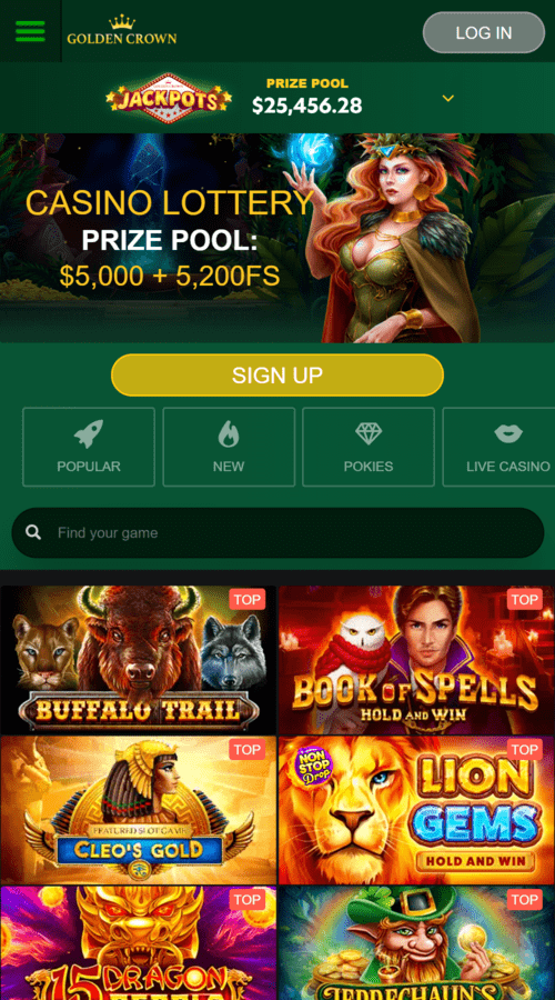 golden crown online casino reviews