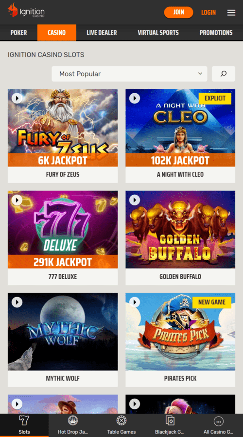 Ignition Casino Mobile App AU how to download and install application