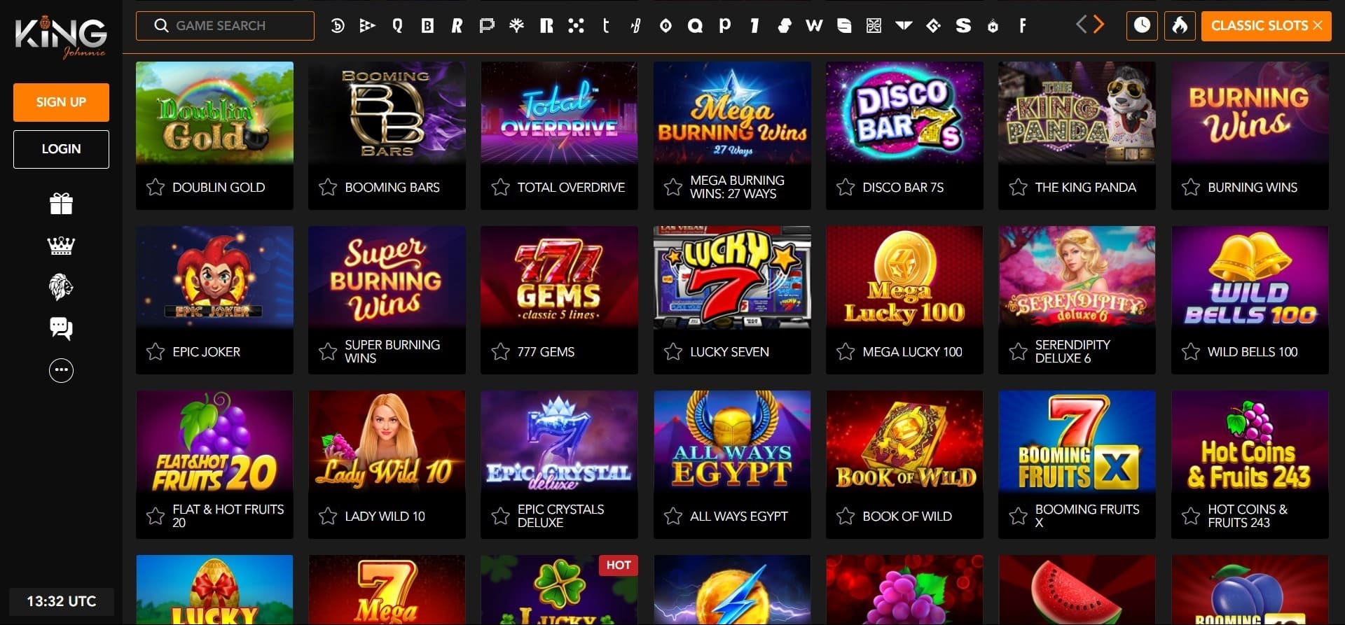 King Johnnie Casino AU online games and slot machines, payment options and bonuses for users