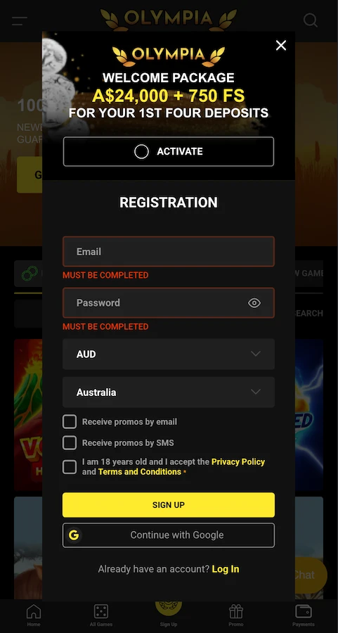 olympia_casino_registration