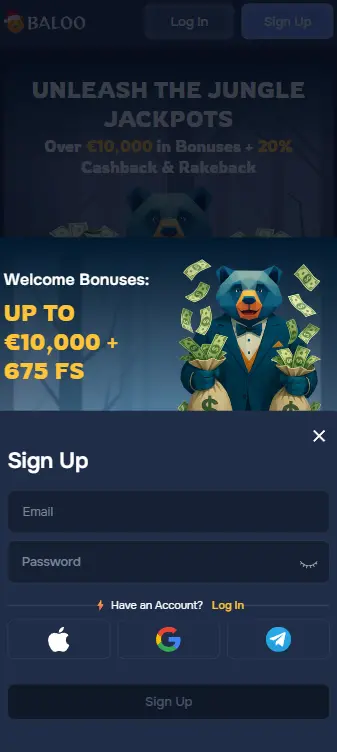 Baloo Bet Registration