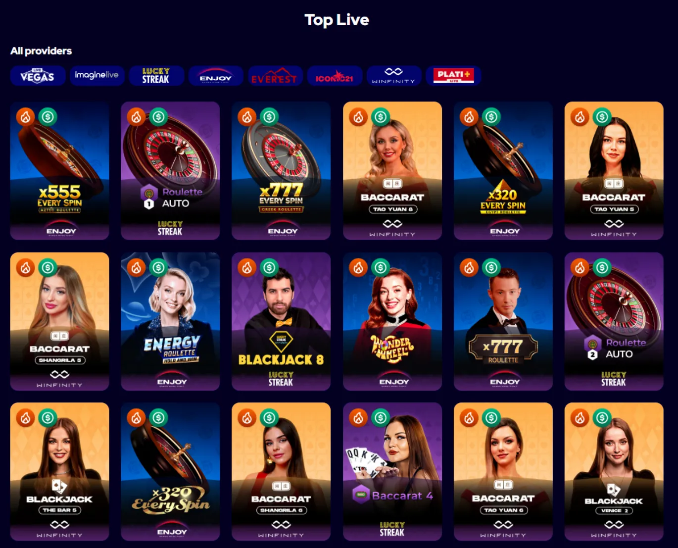 Live Dealer Games at Charmius – Roulette & Blackjack