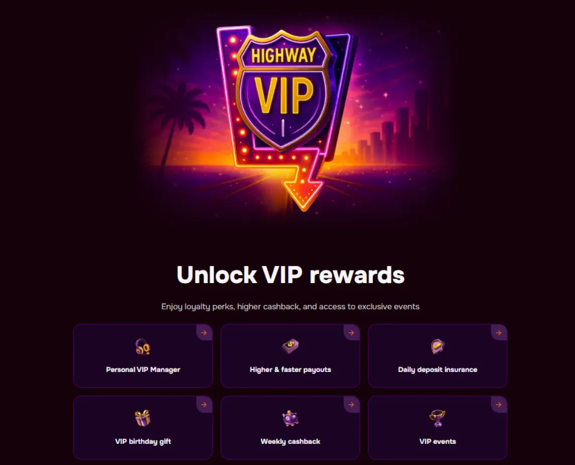 LuckyHills Casino VIP Program